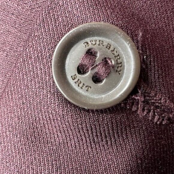 Burberry Brit Purple Eggplant Wool 220's Luxury Pants in‎ Size 30W x 26.5" IS - Picture 4 of 9